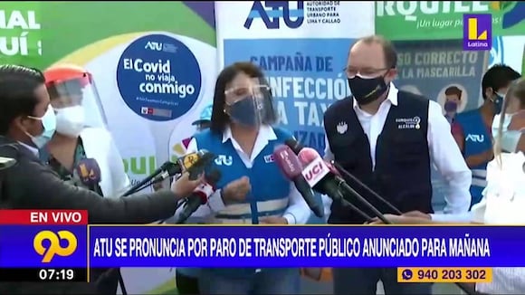 ATU se pronuncia por paro de transportistas