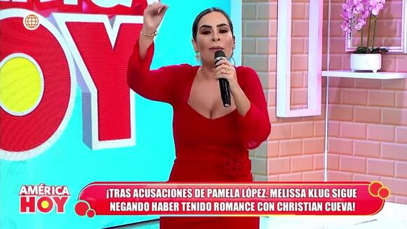 Melissa Klug envía carta notarial a Pamela López