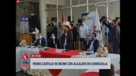 Pedro Castillo: “No estamos acá para hacer ningún gesto para desestabilizar, dividir, ni golpear la democracia”