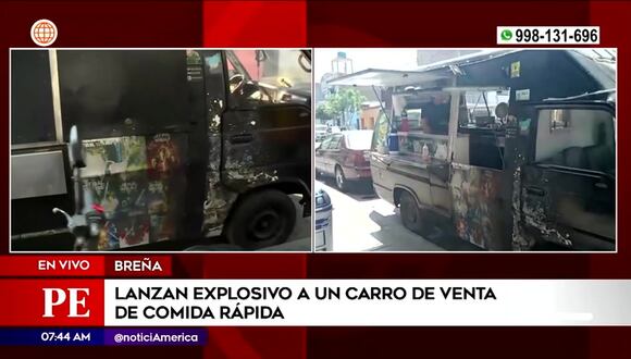 Lanzan explosivo contra negocio