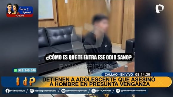 CORREO | Adolescente que mató a taxista en el Callao