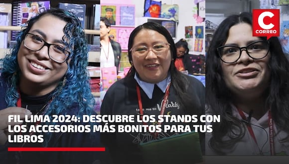 CORREO | FIL Lima 2024: descubre los stands con los accesorios más bonitos para tus libros