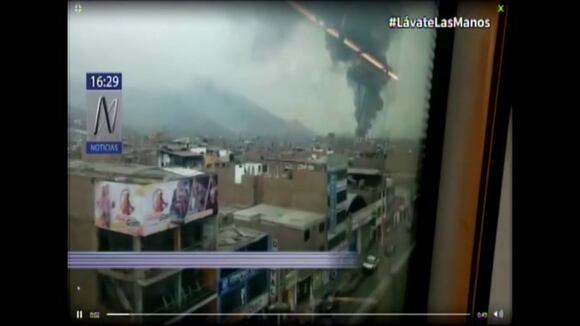 San Juan de Lurigancho: reportan incendio en cuadra 6 de la Av. Las Palmeras | VIDEO