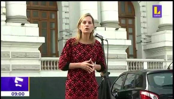 Declaraciones de María del Carmen Alva