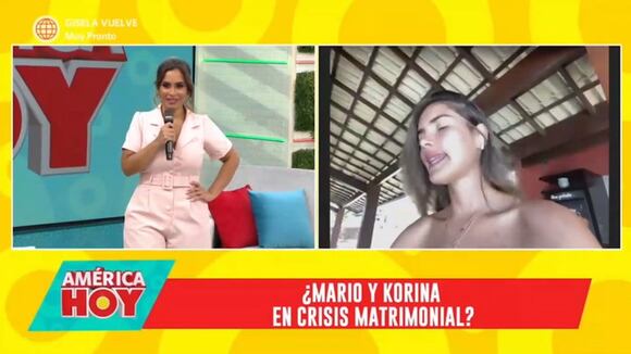 Korina Rivadeneira sobre distanciamiento con Mario Hart