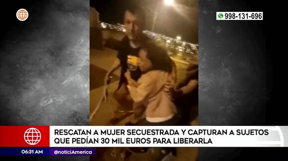Policía rescata a mujer que fue secuestrada en Comas: criminales pedían 30 mil euros