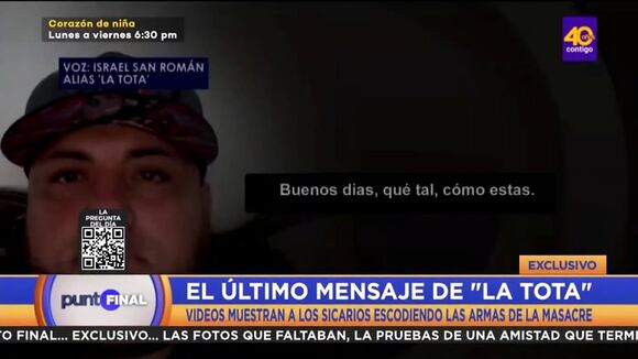 El último mensaje de "La Tota"