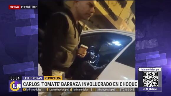 CORREO Y OJO | ‘Tomate’ Barraza protagoniza accidente de tránsito en Pueblo Libre