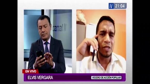 Declaraciones del vocero de Acción Popular