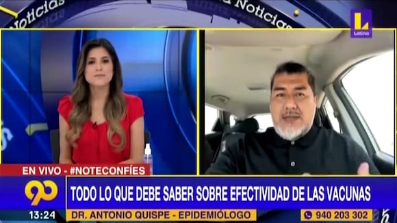 Antonio Quispe sobre tercera dosis (Latina)