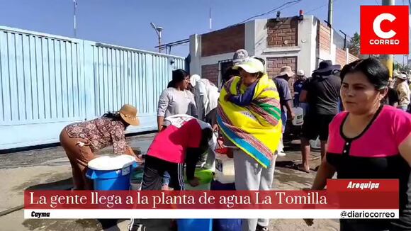 CORREO | Arequipa: Población desesperada por falta de agua potable