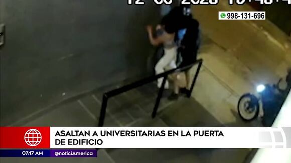 Cercado de Lima: Asaltan a universitarias en la puerta de su edificio