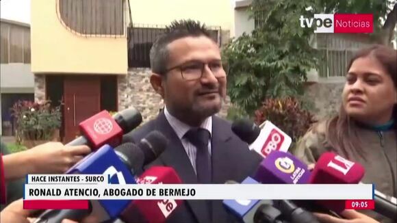 Abogado Ronald Atencio habla sobre caso Bermejo