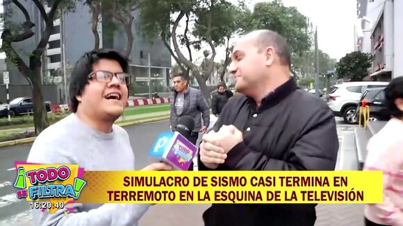 CORREO | Karla Tarazona y Metiche hacen las paces durante simulacro de sismo