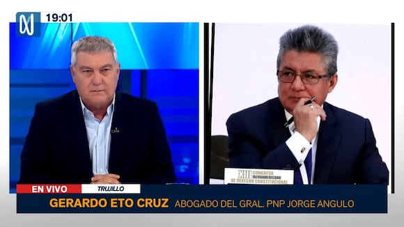 Declaraciones del abogado del exgeneral PNP Jorge Angulo
