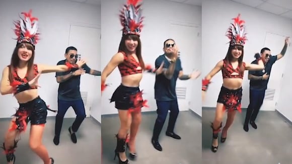 'La Uchulú' y Josimar se divierten bailando "No sé"