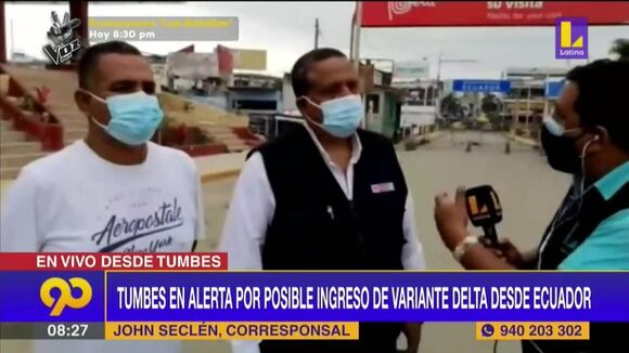 Tumbes: Alarma ante posible ingreso de variante Delta desde Ecuador