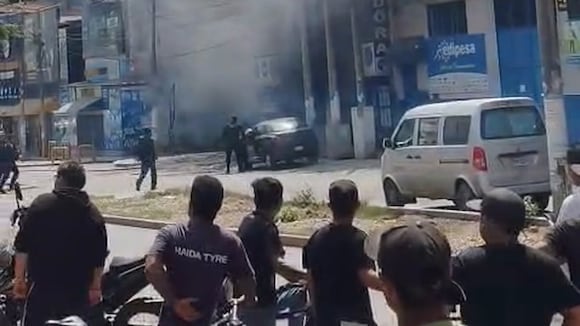 Incendio en negocio de Trujillo