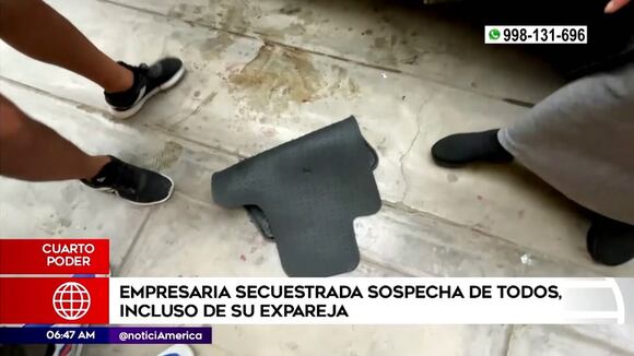 Empresaria sospecha de varias personas tras intento de secuestro