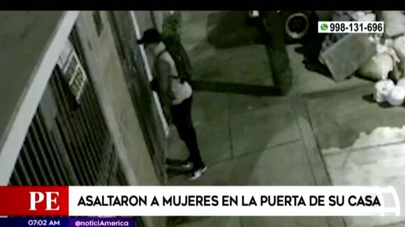 Chorrillos: mujeres son asaltadas por delincuentes armados en la puerta de su casa