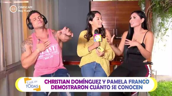 Pamela Franco se queja de Christian Domínguez