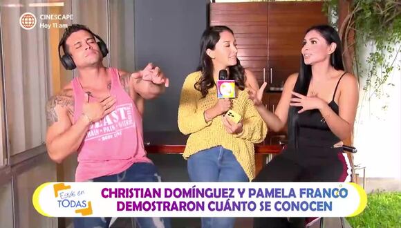 Pamela Franco se queja de Christian Domínguez