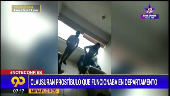Miraflores: clausuran prostíbulo clandestino que funcionaba en departamento
