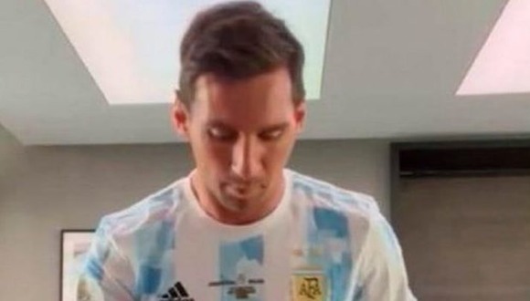 Lionel Messi se robó la atención en singular video de los atletas olímpicos de Tokio. (Video: TyC Sports)