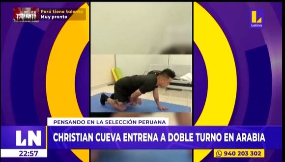 Cueva entrena a doble turno