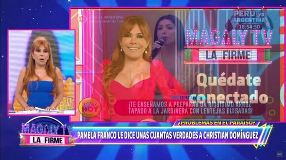 Magaly Medina habla sobre Christian y Pamela