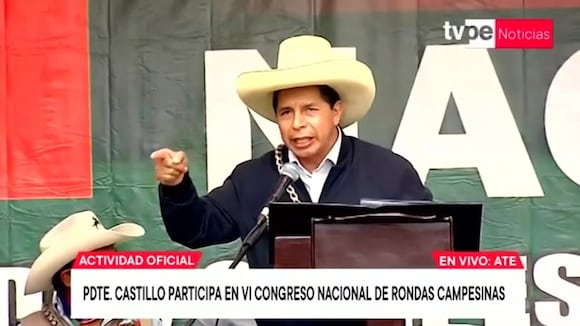 Pedro Castillo sobre la inversión