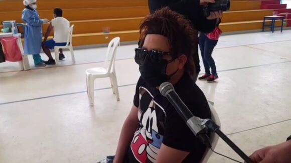 Chupetín Trujillo recibe segunda dosis contra COVID-19