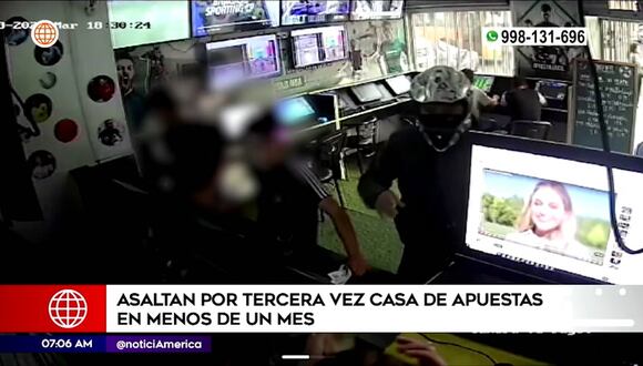 Robo a casa de apuestas