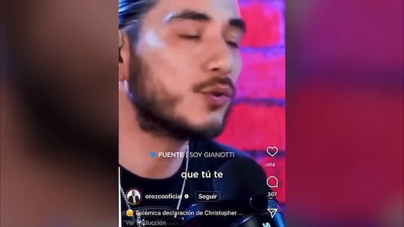 Christopher Gianotti y su polémica reflexión