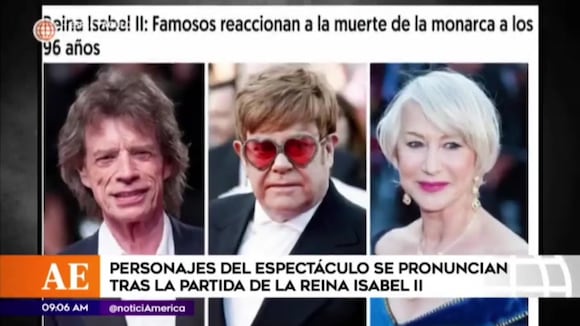 Famosos lamentaron así la muerte de la reina Isabel II