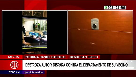 San Isidro: Hombre destroza auto de vecino