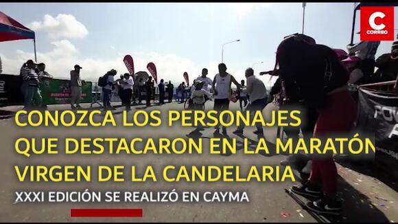 CORREO | Personajes de la maratón Virgen de la Candelaria de Arequipa