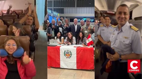 CORREO I Avión presidencial despegó de Tel Aviv con 42 connacionales que son evacuados de Israel