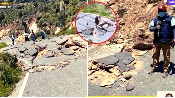 Sismo afecta carreteras que conectan a Arequipa