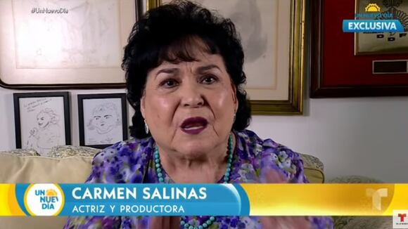 Carmen Salinas defiende memoria de Edith González