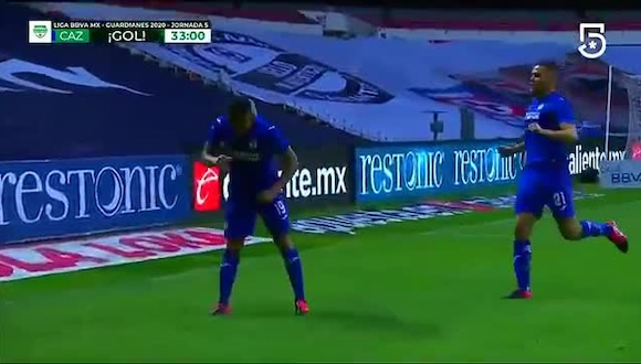 Así fue el gol de Yoshimar Yotún para el 1-1 en el Cruz Azul vs. Juárez. (Vídeo: TUDN)