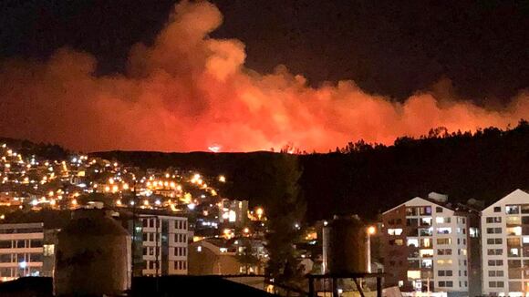 Incendio forestal Cusco
