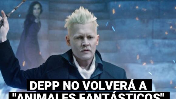 Johnny Depp ya no participará en la tercera entrega de "Animales Fantásticos"