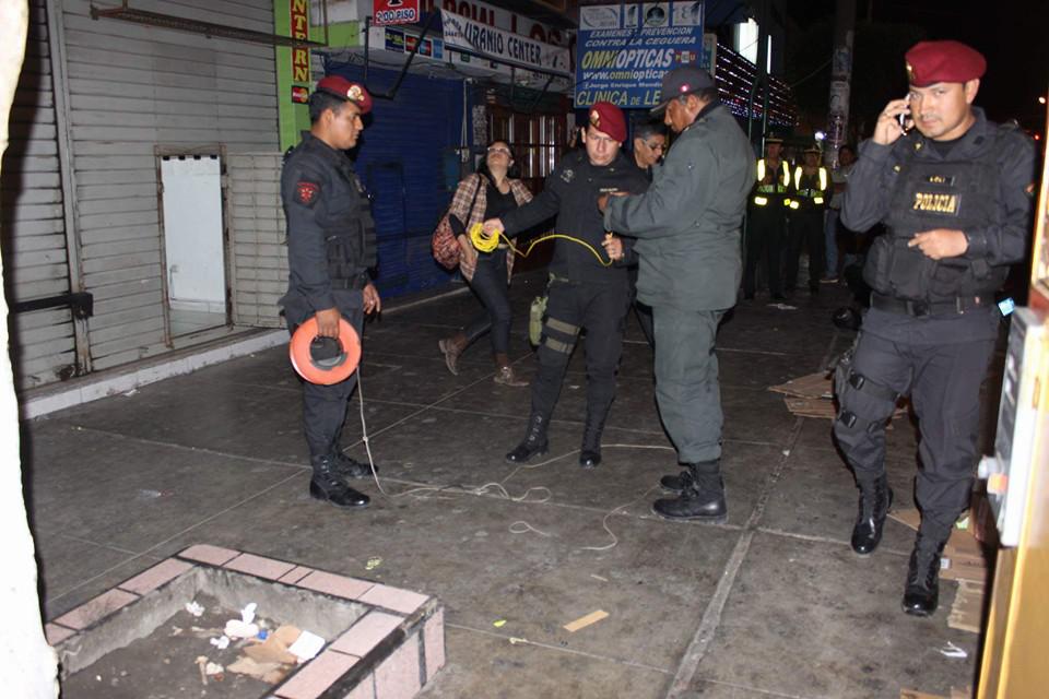 Chimbote: Alerta por supuesto explosivo dejado cerca de la farmacia de una regidora