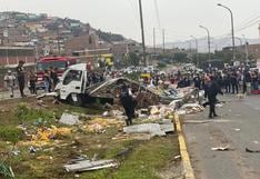 Mi Perú: Se eleva a dos la cifra de fallecidos por despiste de camión (VIDEO) 