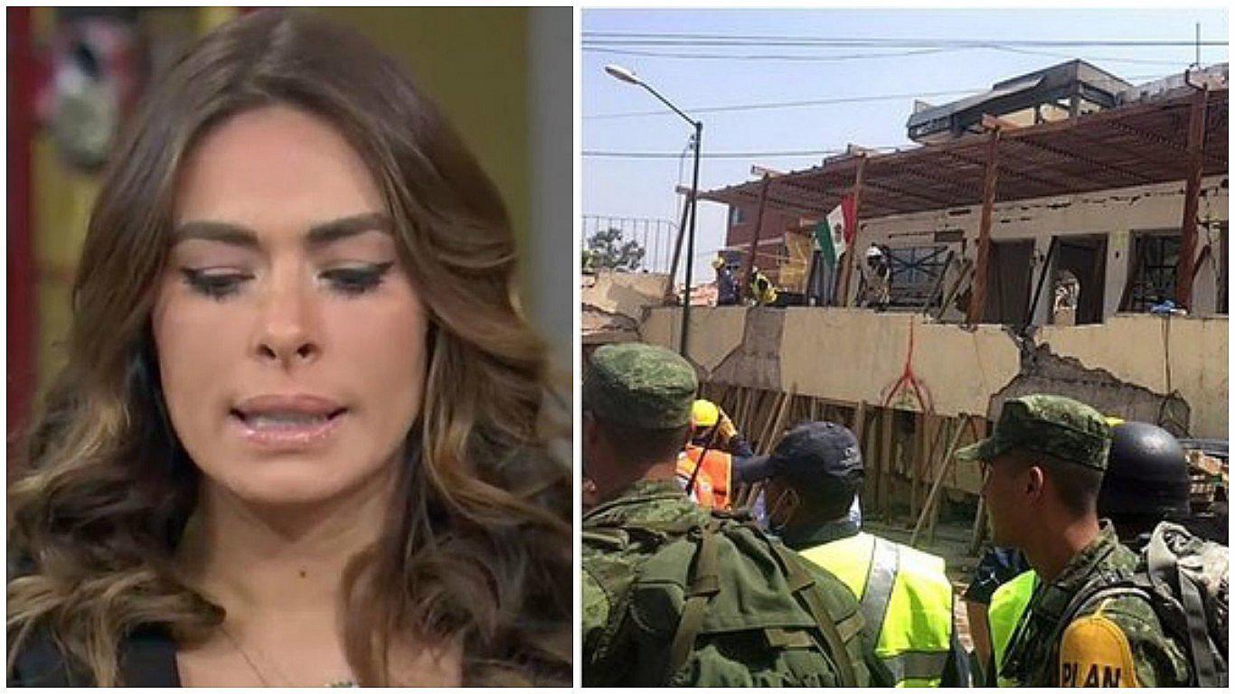 Conductora mexicana anunció lamentable pérdida en colegio derrumbado tras sismo (VIDEO)