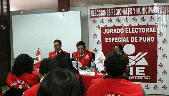 Candidaturas regionales y provinciales para Puno se definieron