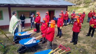 Viceministro de Promoción del Empleo inauguró obras del programa Lurawi Perú en Huancabamba