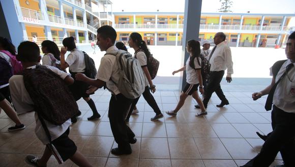 A nivel de Lima Metropolitana, más de 900 mil estudiantes de Educación Básica y Técnico Productiva de colegios públicos retornarán este lunes a clases. (Foto: GEC)