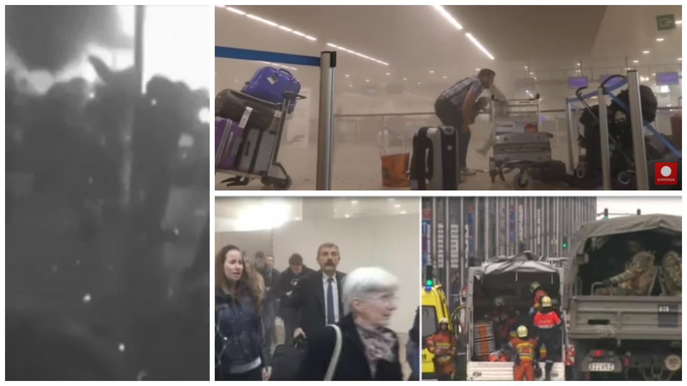Atentados en Bélgica: los ocho videos más lamentables registrados en Bruselas